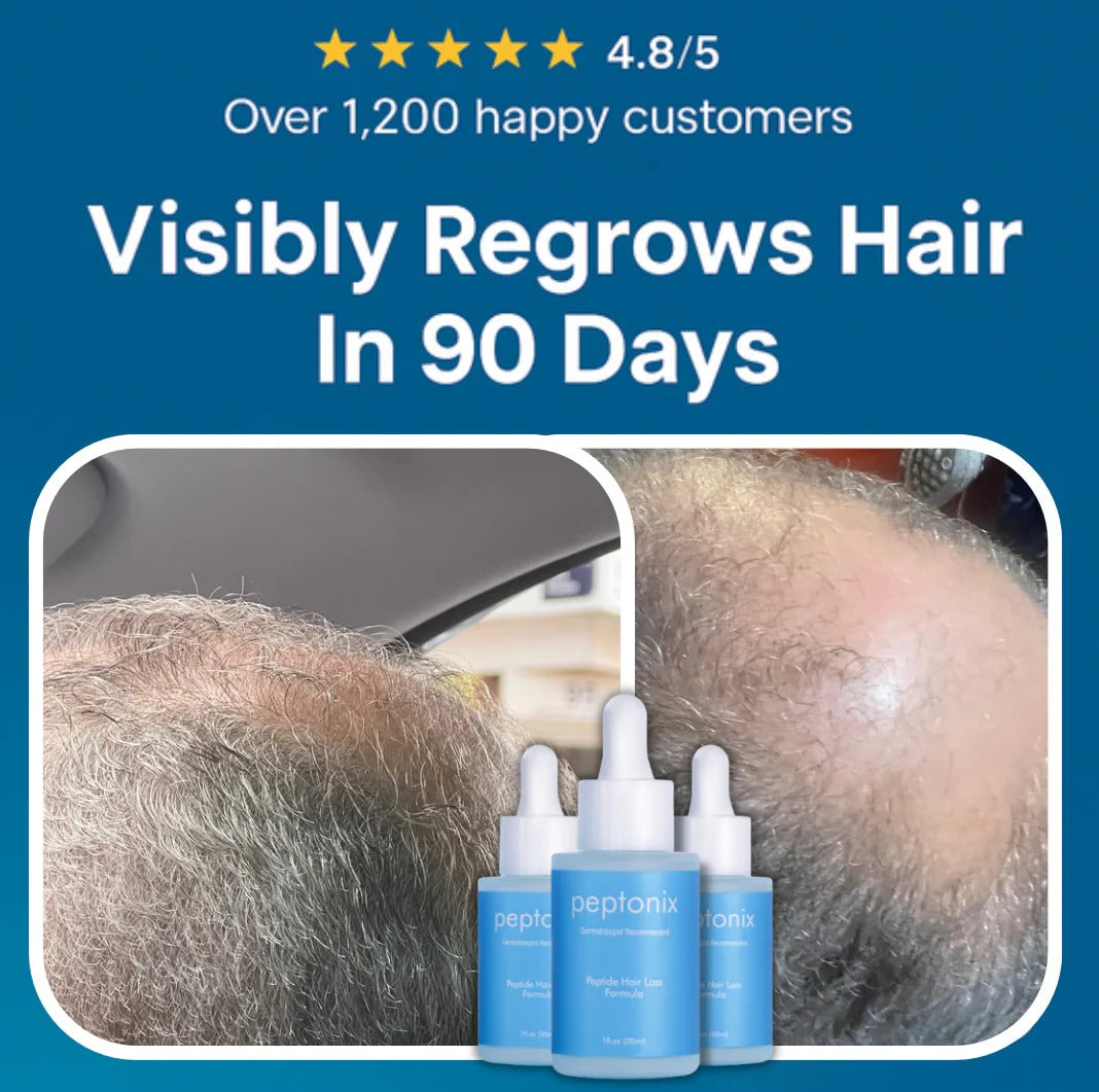 Clinically Backed Hair Regrowth Serum Without Side Effects
